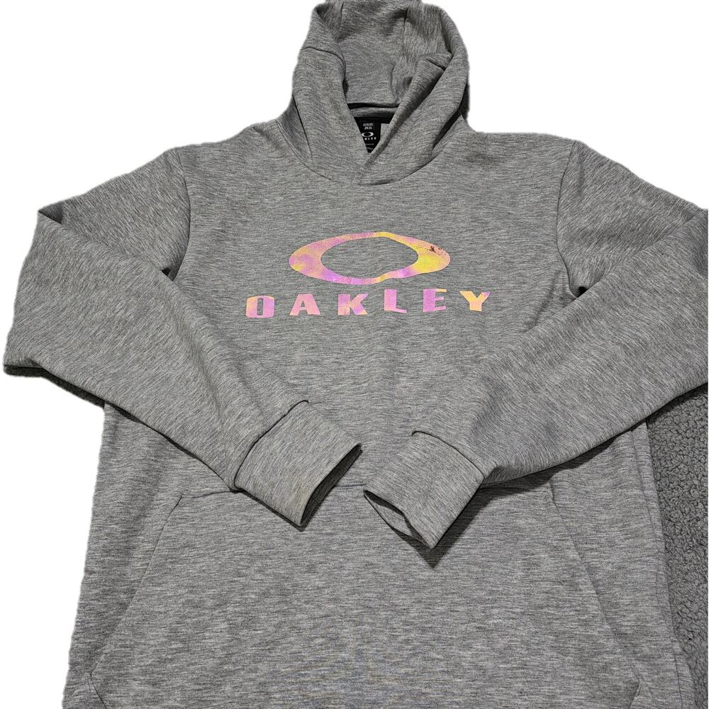 Oakley Soft Hoodie Performance Fit Pullover Iridescent reflective Oakley logo2XL